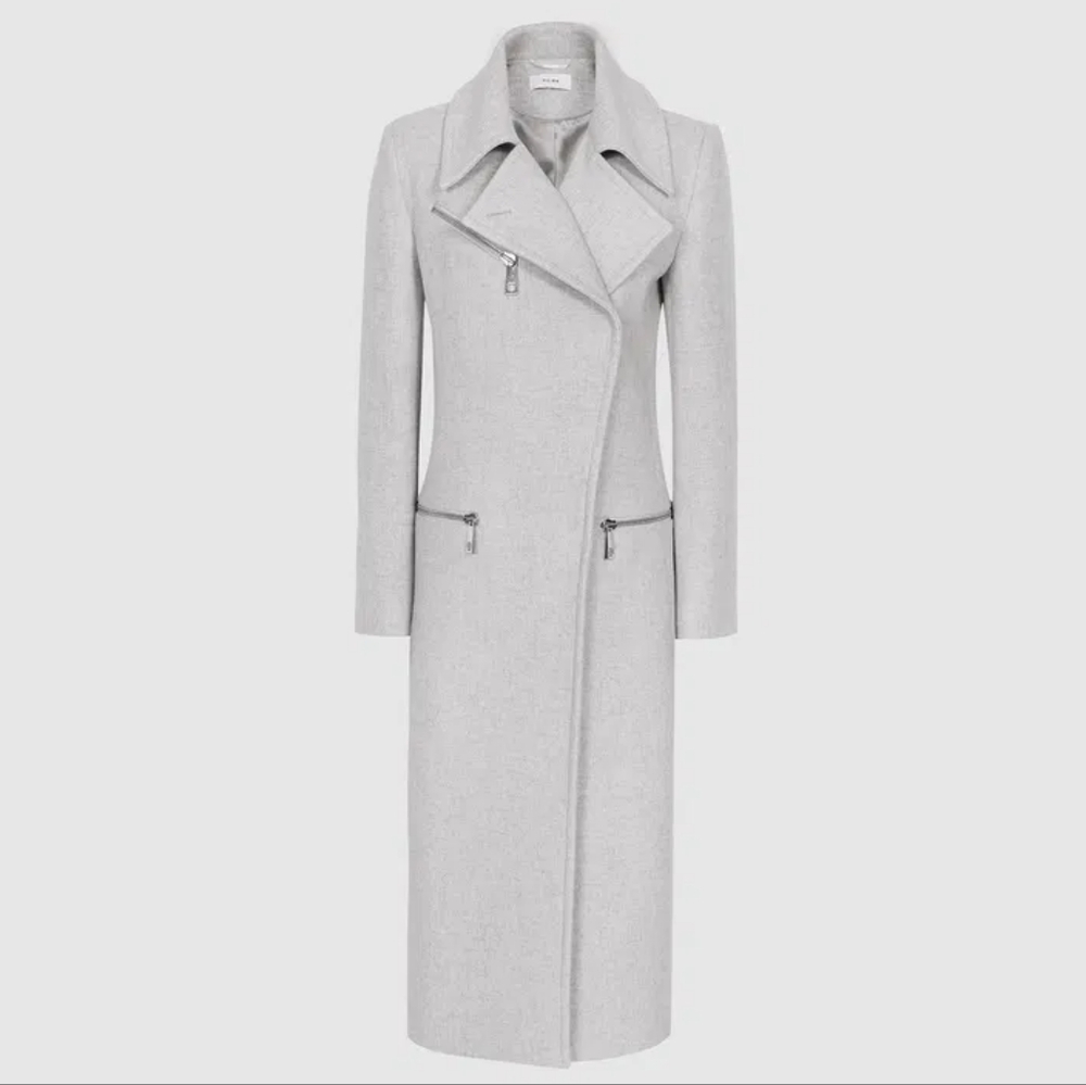 REISS | Anders Longline Wool Blend Coat - Picture 1 of 5